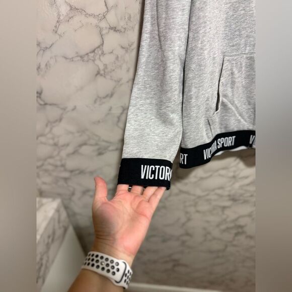 NEW Victoria Secret Sport Gray Utility Jacket for Women Size L - Picture 2 of 11